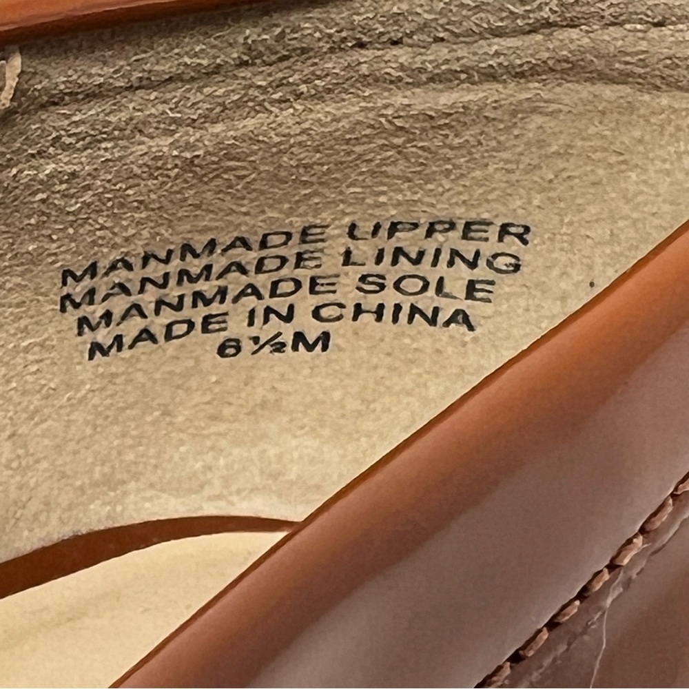 LOFT Women's Shiny Brown Loafers - Picture 8 of 9